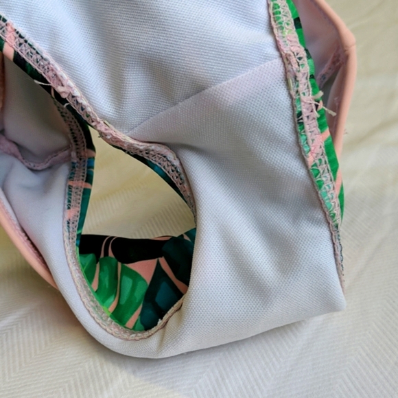 tropical palm print bikini 2 piece swimsuit 2T toddler girls - Picture 8 of 8